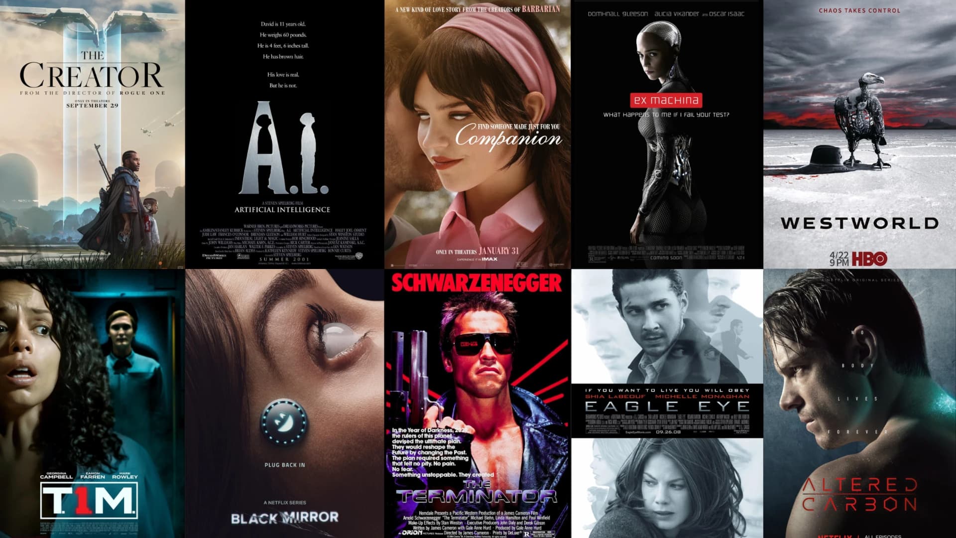 List of Movies and TV Series about AI and Robots